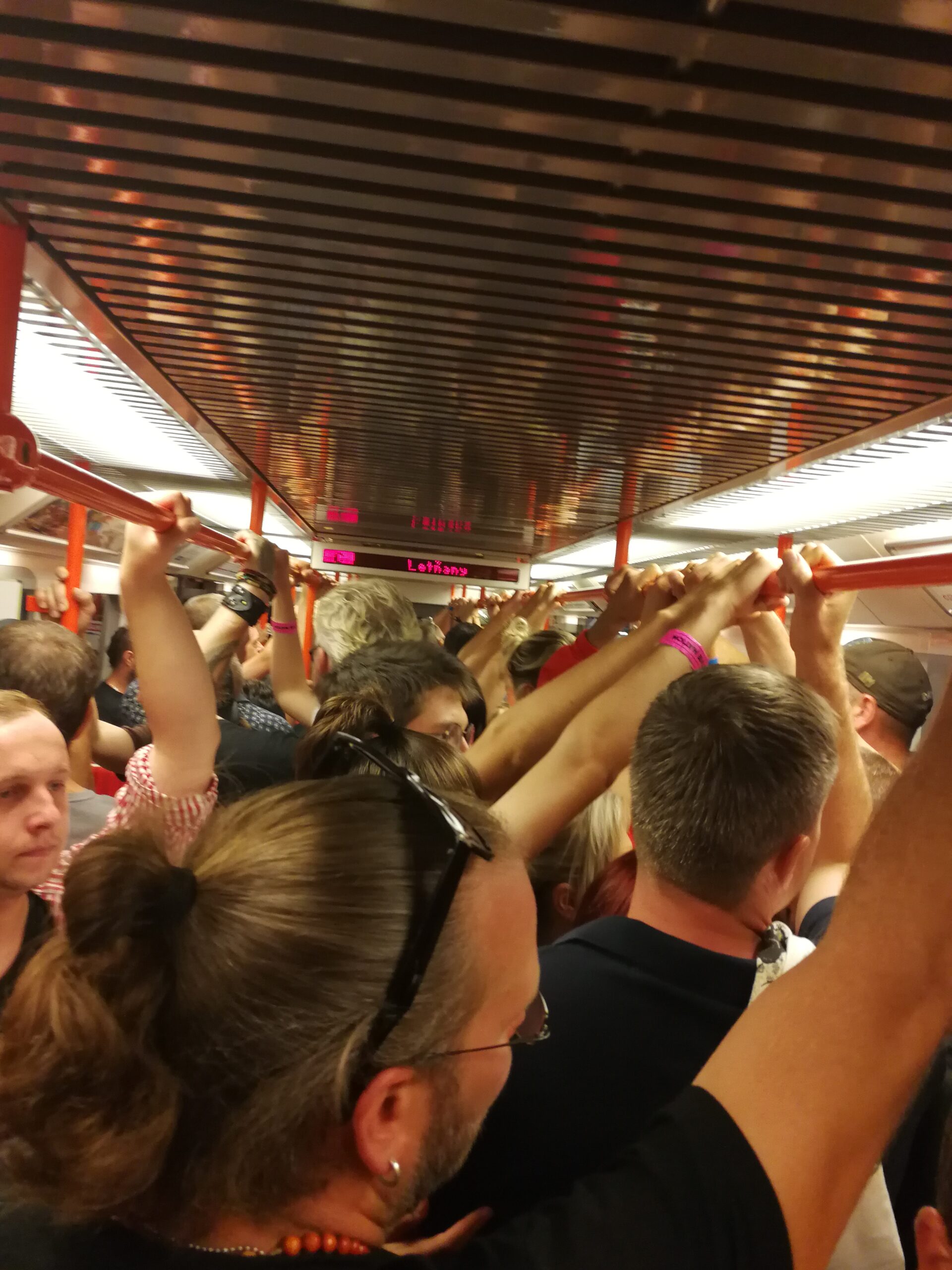 In der U-Bahn